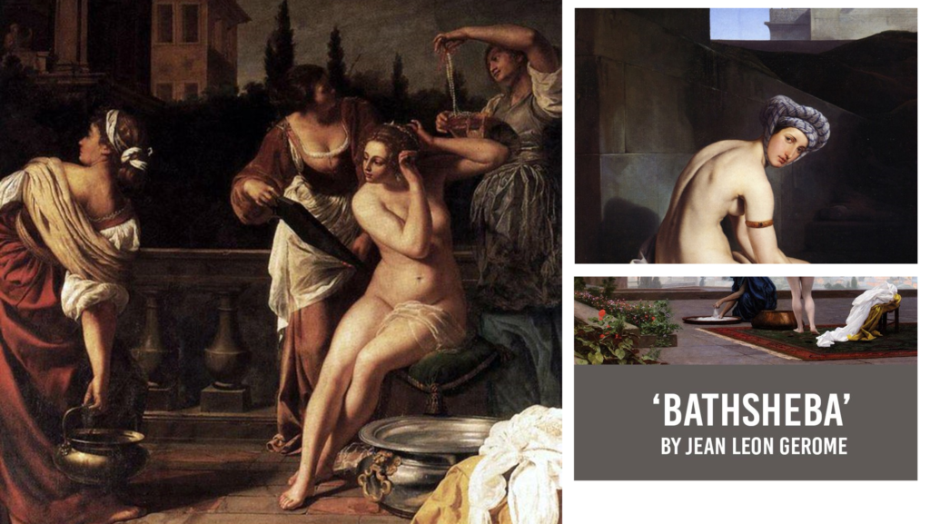 Bathsheba and her servants Bathsheba and her servants